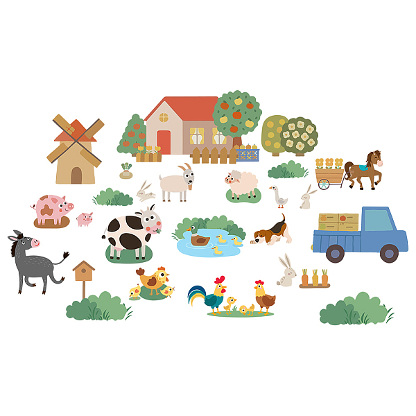 PandaHall PVC Wall Stickers, Wall Decoration, Animal Pattern, 390x900mm, 2 sheets/set PVC Other Animal
PandaHall PVC Wall Stickers, Wall Decoration, Animal Pattern, 390x900mm, 2 sheets/set PVC Other Animal