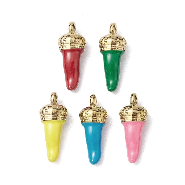 PandaHall Ion Plating(IP) 304 Stainless Steel Pendants, with Enamel, Real 18K Gold Plated, Horn of Plenty/Italian Horn Cornicello Charms..., Multicolor
PandaHall Ion Plating(IP) 304 Stainless Steel Pendants, with Enamel, Real 18K Gold Plated, Horn of Plenty/Italian Horn Cornicello Charms..., Multicolor