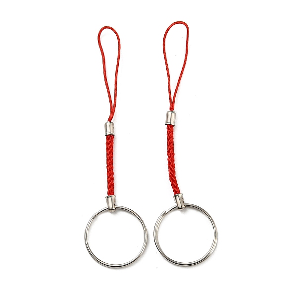 PandaHall Polyester Cord Mobile Straps, with Platinum Plated Iron Findings, Red, 10.1~10.2cm Polyester Red
PandaHall Polyester Cord Mobile Straps, with Platinum Plated Iron Findings, Red, 10.1~10.2cm Polyester Red