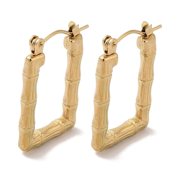 PandaHall Rectangle 201 Stainless Steel Half Hoop Earrings for Women, with 304 Stainless Steel Pin, Golden, 26x3mm 201 Stainless Steel...
PandaHall Rectangle 201 Stainless Steel Half Hoop Earrings for Women, with 304 Stainless Steel Pin, Golden, 26x3mm 201 Stainless Steel...