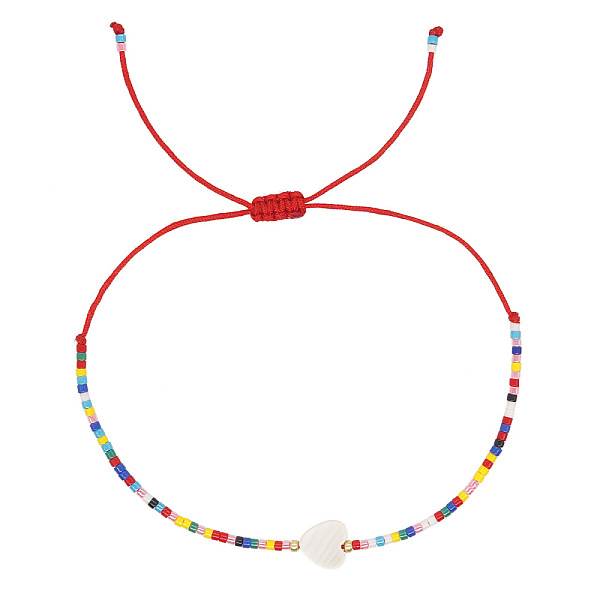 PandaHall Miyuki White Heart Shape Handmade Glass Beaded Bracelet for Women Glass Heart
PandaHall Miyuki White Heart Shape Handmade Glass Beaded Bracelet for Women Glass Heart