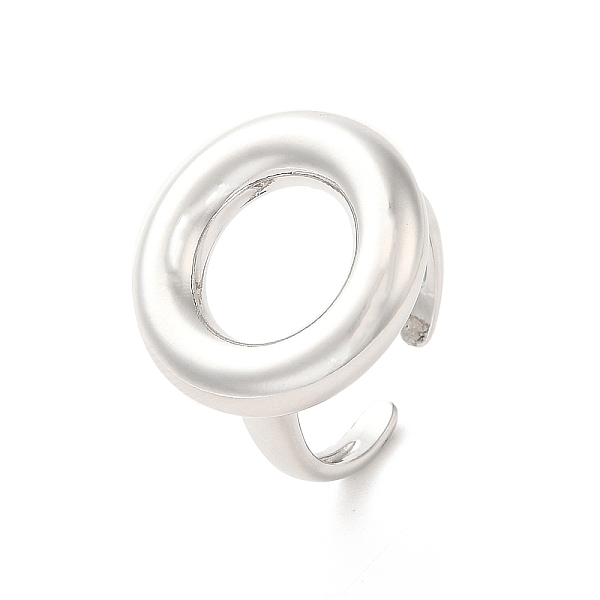 PandaHall Brass Open Cuff Rings, Ring, Platinum, US Size 7 1/4(17.5mm) Brass Ring
PandaHall Brass Open Cuff Rings, Ring, Platinum, US Size 7 1/4(17.5mm) Brass Ring
