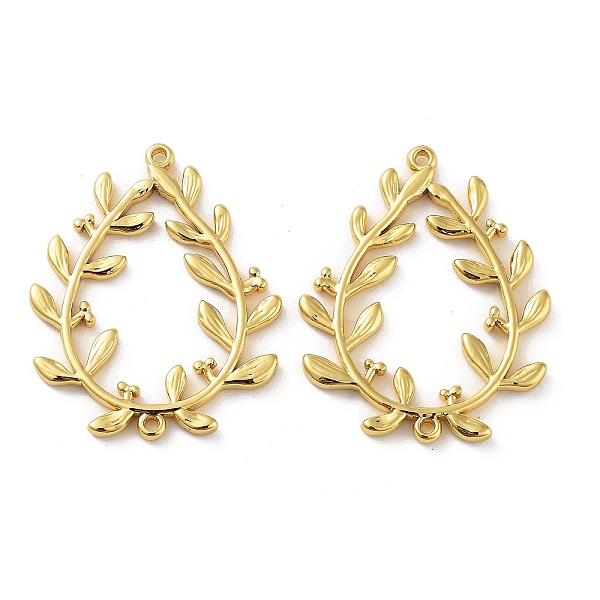 PandaHall 304 Stainless Steel Connector Charms, Teardrop with Leaf, Real 18K Gold Plated, 28.5x23x2mm, Hole: 1.2mm 304 Stainless Steel...
PandaHall 304 Stainless Steel Connector Charms, Teardrop with Leaf, Real 18K Gold Plated, 28.5x23x2mm, Hole: 1.2mm 304 Stainless Steel...