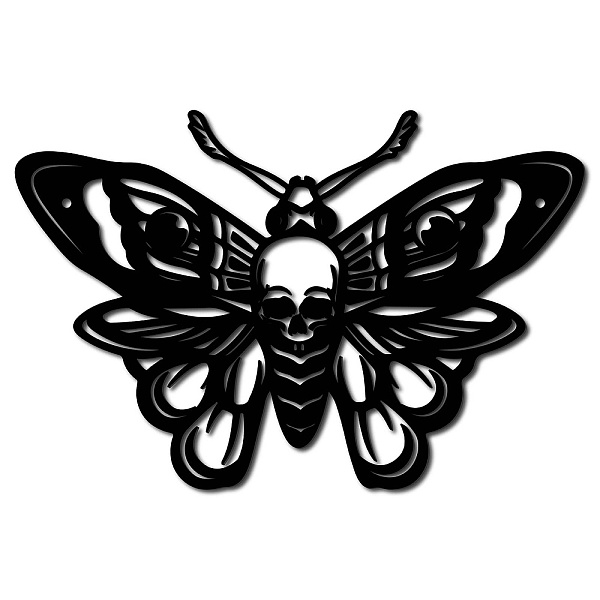 PandaHall CREATCABIN Butterfly Metal Wall Decor Black Skull Wall Hanging Ornament Iron Moth Wall Art Decoration Sculpture Minimalist Wall...
PandaHall CREATCABIN Butterfly Metal Wall Decor Black Skull Wall Hanging Ornament Iron Moth Wall Art Decoration Sculpture Minimalist Wall...