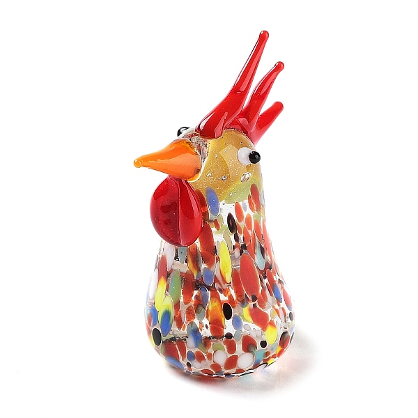 PandaHall 3D Rooster Handmade Lampwork Display Decoration, for Home Decoration, Colorful, 51x26.5x57mm Lampwork Rooster
PandaHall 3D Rooster Handmade Lampwork Display Decoration, for Home Decoration, Colorful, 51x26.5x57mm Lampwork Rooster