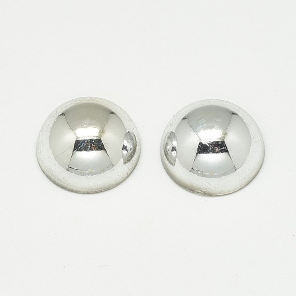 PandaHall UV Plated Acrylic Beads, Half Drilled, Dome/Half Round, Silver, 18x9mm, Hole: 1.4mm Acrylic Half Round Silver
PandaHall UV Plated Acrylic Beads, Half Drilled, Dome/Half Round, Silver, 18x9mm, Hole: 1.4mm Acrylic Half Round Silver