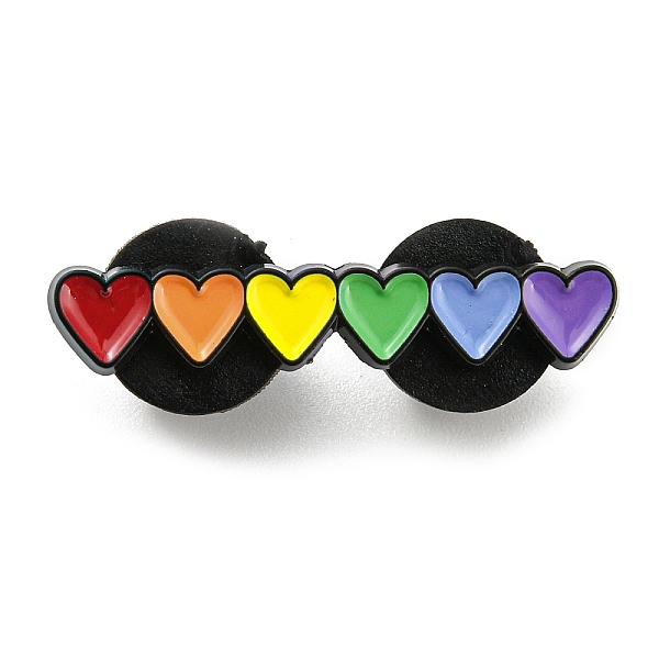 PandaHall Pride Rainbow Enamel Pins, Black Alloy Brooches for Backpack Clothes, Heart, 6x30.5x1.5mm Alloy+Enamel Heart Yellow
PandaHall Pride Rainbow Enamel Pins, Black Alloy Brooches for Backpack Clothes, Heart, 6x30.5x1.5mm Alloy+Enamel Heart Yellow