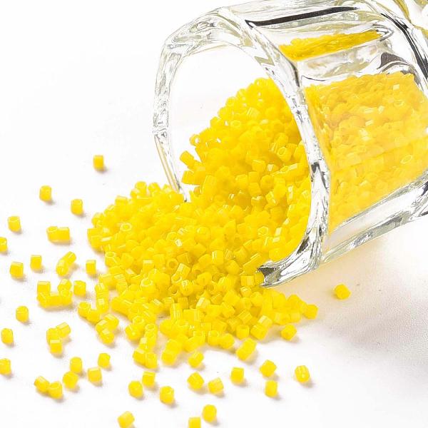PandaHall TOHO Hexagon Beads, Japanese Seed Beads, 15/0 Two Cut Glass Seed Beads, (42B) Opaque Sunshine, 15/0, 1.5x1.5x1.5mm, Hole: 0.5mm..., Gold
PandaHall TOHO Hexagon Beads, Japanese Seed Beads, 15/0 Two Cut Glass Seed Beads, (42B) Opaque Sunshine, 15/0, 1.5x1.5x1.5mm, Hole: 0.5mm..., Gold