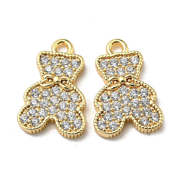 PandaHall Brass Micro Pave Cubic Zirconia Pendants, Bear, Real 18K Gold Plated, 13.5x9x1.5mm, Hole: 1.2mm Brass+Cubic Zirconia Bear Clear
PandaHall Brass Micro Pave Cubic Zirconia Pendants, Bear, Real 18K Gold Plated, 13.5x9x1.5mm, Hole: 1.2mm Brass+Cubic Zirconia Bear Clear