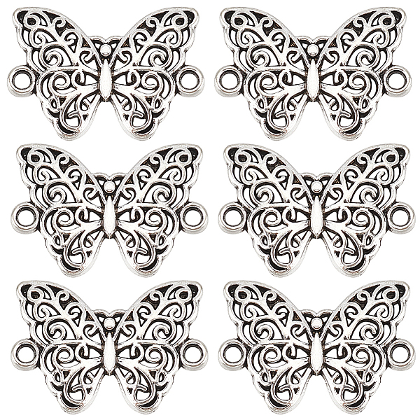 PandaHall SUNNYCLUE 100Pcs Tibetan Style Alloy Connector Charms, Butterfly Links, Cadmium Free & Lead Free, Antique Silver, 20x14x2mm, Hole...
PandaHall SUNNYCLUE 100Pcs Tibetan Style Alloy Connector Charms, Butterfly Links, Cadmium Free & Lead Free, Antique Silver, 20x14x2mm, Hole...