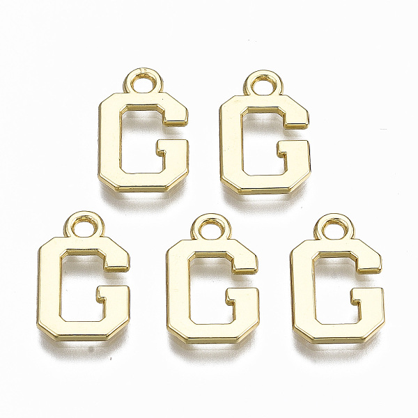 PandaHall Alloy Charms, Cadmium Free & Nickel Free & Lead Free, Alphabet, Real 16K Gold Plated, Letter.G, 14x9x1mm, Hole: 1.6mm Alloy Letter...
PandaHall Alloy Charms, Cadmium Free & Nickel Free & Lead Free, Alphabet, Real 16K Gold Plated, Letter.G, 14x9x1mm, Hole: 1.6mm Alloy Letter...