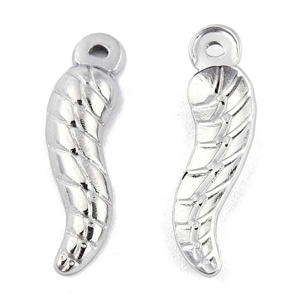 PandaHall 201 Stainless Steel Pendants, Horn of Plenty, Italian Horn Cornicello Charm, Stainless Steel Color, 22x6x2.5mm, Hole: 1mm 201...
PandaHall 201 Stainless Steel Pendants, Horn of Plenty, Italian Horn Cornicello Charm, Stainless Steel Color, 22x6x2.5mm, Hole: 1mm 201...