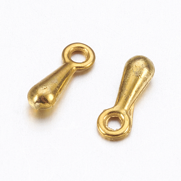 PandaHall Alloy Charms, Chain Extender Drop, Long-Lasting Plated, Teardrop, Golden, 7x2.5x2mm, Hole: 1mm Alloy Teardrop
PandaHall Alloy Charms, Chain Extender Drop, Long-Lasting Plated, Teardrop, Golden, 7x2.5x2mm, Hole: 1mm Alloy Teardrop