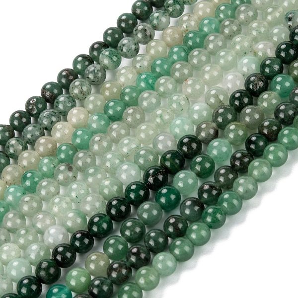 PandaHall Natural Green Aventurine Beads Strands, Round, 6mm, Hole: 1mm, about 68pcs/strand, 15.75 inch(40cm) Green Aventurine Round
PandaHall Natural Green Aventurine Beads Strands, Round, 6mm, Hole: 1mm, about 68pcs/strand, 15.75 inch(40cm) Green Aventurine Round