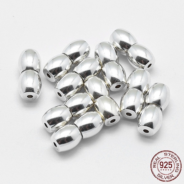 PandaHall 925 Sterling Silver Screw Clasps, Barrel, Silver, 11x5mm, Hole: 1.5mm Sterling Silver
PandaHall 925 Sterling Silver Screw Clasps, Barrel, Silver, 11x5mm, Hole: 1.5mm Sterling Silver