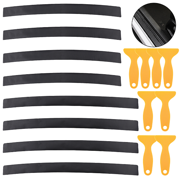 PandaHall ARRICRAFT 8 Sets 2 Style PVC Universal Car Door Edge Guard Door Sill Protector, with Plastic Scraper, Anti-collision Sticker..., Black
PandaHall ARRICRAFT 8 Sets 2 Style PVC Universal Car Door Edge Guard Door Sill Protector, with Plastic Scraper, Anti-collision Sticker..., Black