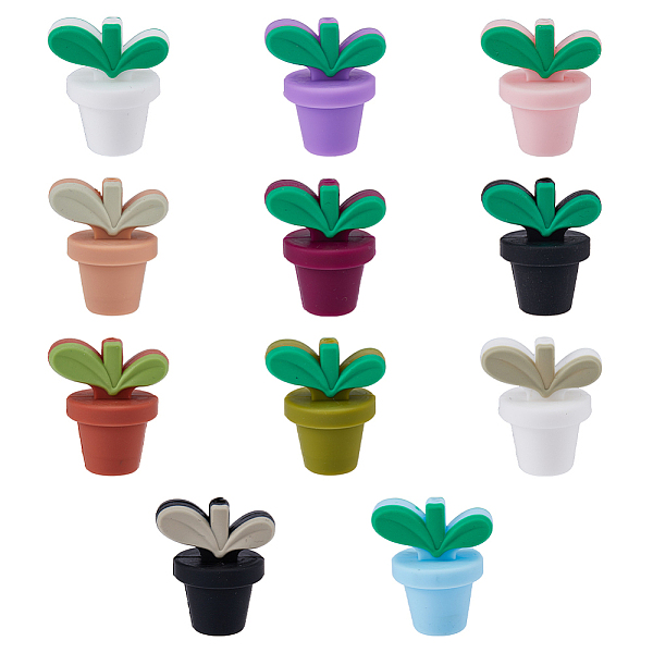PandaHall SUPERFINDINGS 11Pcs 11 Colors Leaf Pot Food Grade Eco-Friendly Silicone Beads, Chewing Beads For Teethers, DIY Nursing Necklaces..., Multicolor
PandaHall SUPERFINDINGS 11Pcs 11 Colors Leaf Pot Food Grade Eco-Friendly Silicone Beads, Chewing Beads For Teethers, DIY Nursing Necklaces..., Multicolor