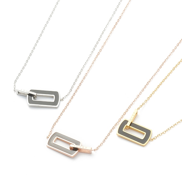 PandaHall 304 Stainless Steel Pendant Necklaces, with Cable Chains and Enamel, Rectangle with Word Lucky, Mixed Color, 17.16 inch(43.6cm)...
PandaHall 304 Stainless Steel Pendant Necklaces, with Cable Chains and Enamel, Rectangle with Word Lucky, Mixed Color, 17.16 inch(43.6cm)...