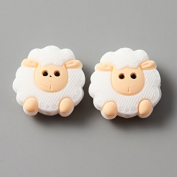 PandaHall Food Grade Eco-Friendly Silicone Beads, Chewing Beads For Teethers, DIY Nursing Necklaces Making, Sheep, White, 23x22x9.5mm, Hole...
PandaHall Food Grade Eco-Friendly Silicone Beads, Chewing Beads For Teethers, DIY Nursing Necklaces Making, Sheep, White, 23x22x9.5mm, Hole...