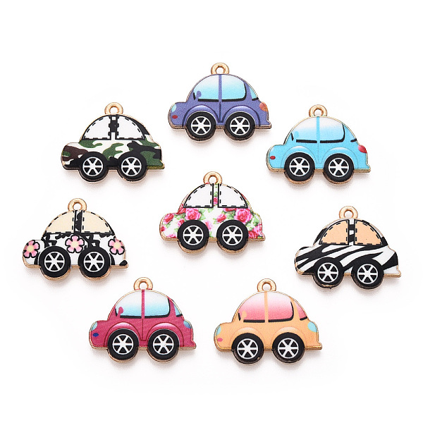 PandaHall Printed Alloy Pendants, Car Charms, Mixed Color, 18.5x22.5x1.5mm, Hole: 1.5mm Alloy Car Multicolor
PandaHall Printed Alloy Pendants, Car Charms, Mixed Color, 18.5x22.5x1.5mm, Hole: 1.5mm Alloy Car Multicolor