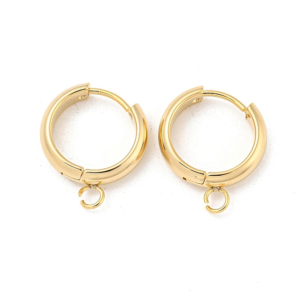 PandaHall 201 Stainless Steel Huggie Hoop Earring Findings, with Horizontal Loop and 316 Surgical Stainless Steel Pin, Real 24K Gold Plated...
PandaHall 201 Stainless Steel Huggie Hoop Earring Findings, with Horizontal Loop and 316 Surgical Stainless Steel Pin, Real 24K Gold Plated...