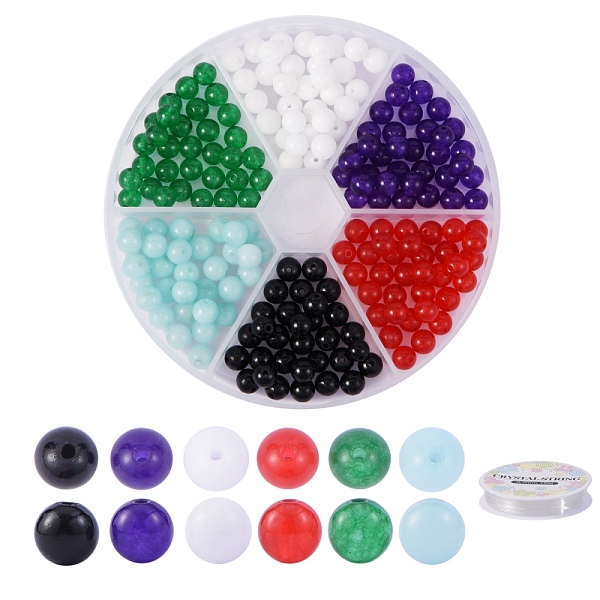 PandaHall DIY Stretch Bracelets Making Kits, Including 240pcs 6 Colors Natural Malaysia Jade Beads and 1 Roll Elastic Crystal Thread, Mixed..., Multicolor
PandaHall DIY Stretch Bracelets Making Kits, Including 240pcs 6 Colors Natural Malaysia Jade Beads and 1 Roll Elastic Crystal Thread, Mixed..., Multicolor