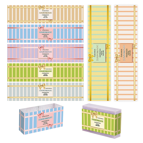 PandaHall 90Pcs 9 Style Soap Paper Tag, Rectangle, Both Sides Coated Art Paper Tape with Tectorial Membrane, for Soap Packaging, Stripe...
PandaHall 90Pcs 9 Style Soap Paper Tag, Rectangle, Both Sides Coated Art Paper Tape with Tectorial Membrane, for Soap Packaging, Stripe...