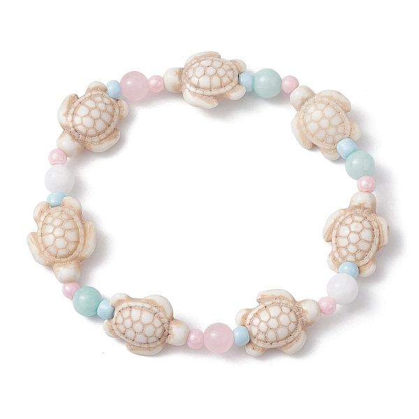 PandaHall Dyed Natural Malaysia Jade & Synthetic Turquoise Turtle Beaded Stretch Bracelets, Ocean Theme Bracelet, Inner Diameter: 2-3/8 inch...
PandaHall Dyed Natural Malaysia Jade & Synthetic Turquoise Turtle Beaded Stretch Bracelets, Ocean Theme Bracelet, Inner Diameter: 2-3/8 inch...