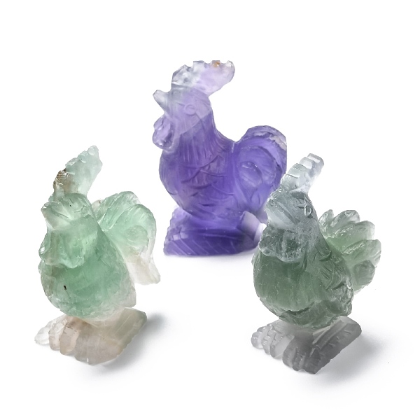 PandaHall Natural Fluorite Display Decorations, Rooster, 34.5x21x52.5mm Fluorite Rooster
PandaHall Natural Fluorite Display Decorations, Rooster, 34.5x21x52.5mm Fluorite Rooster