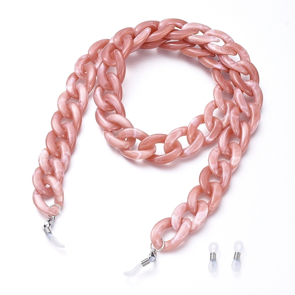 PandaHall Eyeglasses Chains, Neck Strap for Eyeglasses, with Acrylic Curb Chains, 304 Stainless Steel Lobster Claw Clasps and Rubber Loop..., Pink
PandaHall Eyeglasses Chains, Neck Strap for Eyeglasses, with Acrylic Curb Chains, 304 Stainless Steel Lobster Claw Clasps and Rubber Loop..., Pink