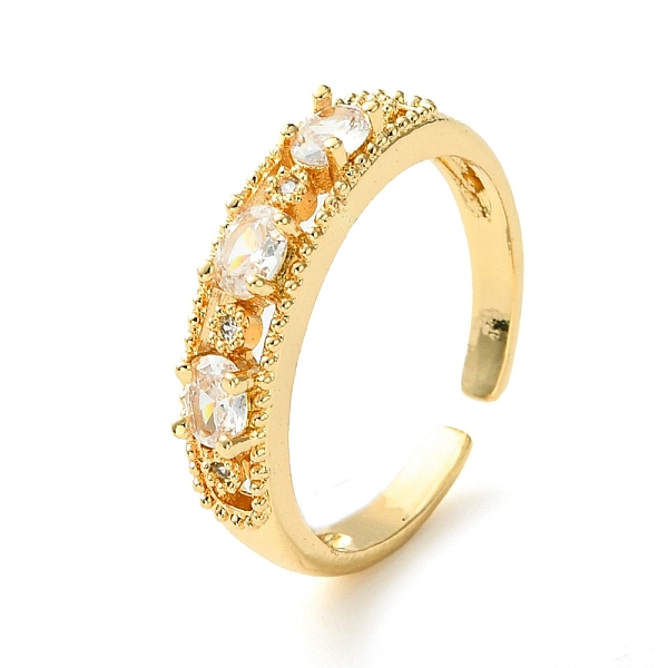 PandaHall Bass Micro Pave Cubic Zirconia Ring, Long-Lasting Plated, Round, Golden, US Size 7 1/4(17.5mm) Brass+Cubic Zirconia Round Clear
PandaHall Bass Micro Pave Cubic Zirconia Ring, Long-Lasting Plated, Round, Golden, US Size 7 1/4(17.5mm) Brass+Cubic Zirconia Round Clear
