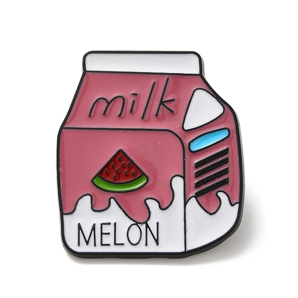 PandaHall Zinc Alloy Brooches, Enamel Pins, Black, Milk Carton, Pale Violet Red, 28.5x25x1.5mm Alloy
PandaHall Zinc Alloy Brooches, Enamel Pins, Black, Milk Carton, Pale Violet Red, 28.5x25x1.5mm Alloy