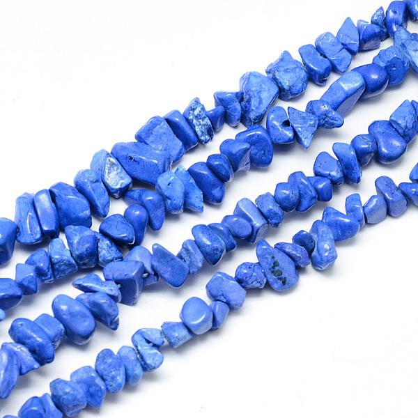 PandaHall Synthetic Turquoise Beads Strands, Dyed, Chip, Royal Blue, 5~13x5~13x1~7mm, Hole: 1mm, about 240~420pcs/strand, 34.6 inch...
PandaHall Synthetic Turquoise Beads Strands, Dyed, Chip, Royal Blue, 5~13x5~13x1~7mm, Hole: 1mm, about 240~420pcs/strand, 34.6 inch...
