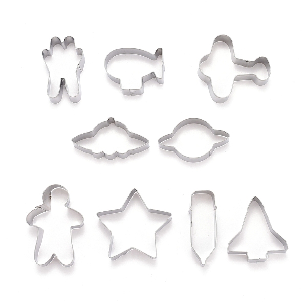 PandaHall Stainless Steel The Universe Series Shape Cookie Candy Food Cutters Molds, for DIY, Kitchen, Baking, Kids Birthday Party Supplies...
PandaHall Stainless Steel The Universe Series Shape Cookie Candy Food Cutters Molds, for DIY, Kitchen, Baking, Kids Birthday Party Supplies...