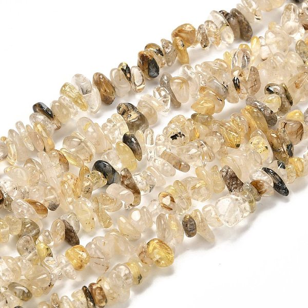 PandaHall Natural Rutilated Quartz Beads Strands, Chip, 5.5~18x3~6x1.5~7mm, Hole: 1mm, 33.07~33.46 inch(84~85cm) Rutilated Quartz Chip
PandaHall Natural Rutilated Quartz Beads Strands, Chip, 5.5~18x3~6x1.5~7mm, Hole: 1mm, 33.07~33.46 inch(84~85cm) Rutilated Quartz Chip