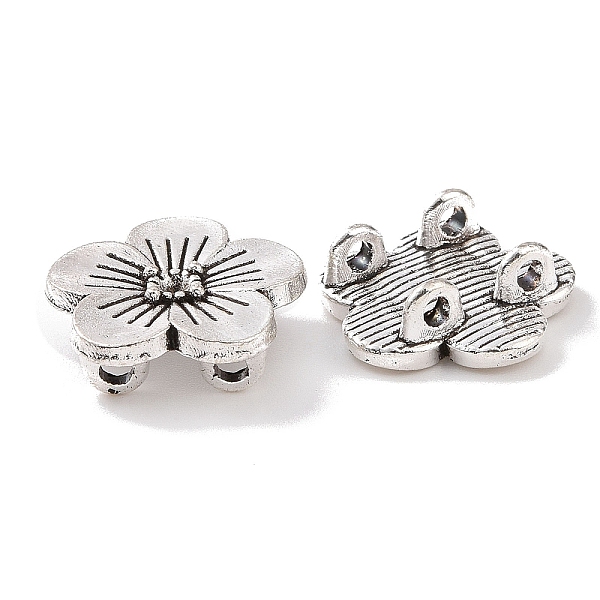 PandaHall Tibetan Style Alloy Multi-Strand Flower Links, Plum Blossom, Antique Silver, 13x13.5x4mm, Hole: 1.4mm, about 793pcs/1000g Alloy...
PandaHall Tibetan Style Alloy Multi-Strand Flower Links, Plum Blossom, Antique Silver, 13x13.5x4mm, Hole: 1.4mm, about 793pcs/1000g Alloy...