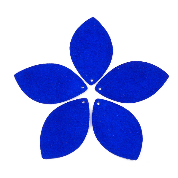 PandaHall Eco-Friendly Sheepskin Leather Pendants, Leaf, Blue, 46x27x1mm, Hole: 1.5mm Leather Leaf Blue
PandaHall Eco-Friendly Sheepskin Leather Pendants, Leaf, Blue, 46x27x1mm, Hole: 1.5mm Leather Leaf Blue