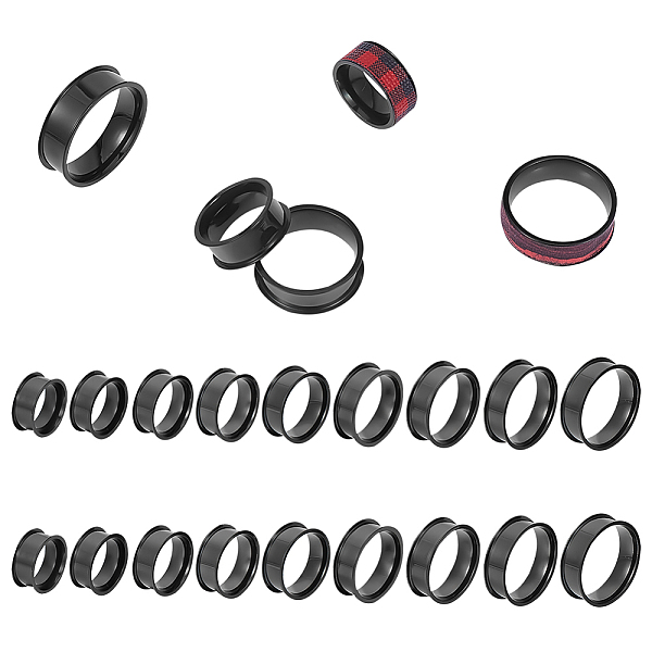 PandaHall Unicraftale 18Pcs 9 Size 201 Stainless Steel Grooved Finger Ring Settings, Ring Core Blank, for Inlay Ring Jewelry Making...
PandaHall Unicraftale 18Pcs 9 Size 201 Stainless Steel Grooved Finger Ring Settings, Ring Core Blank, for Inlay Ring Jewelry Making...