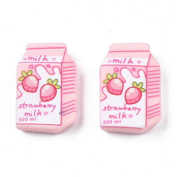 PandaHall Opaque Resin Cabochons, Strawberry Milk Drink Bottle, Pink, 18x12.5x4~5.5mm Resin Bottle Pink
PandaHall Opaque Resin Cabochons, Strawberry Milk Drink Bottle, Pink, 18x12.5x4~5.5mm Resin Bottle Pink