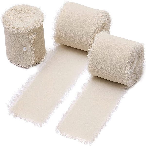 PandaHall 5M Polyester Chiffon Ribbon, Raw Edged Ribbon for DIY Jewelry Bowknot Making, Gift Wrapping, Linen, 1-5/8 inch(40mm), about 5.47..., Brown
PandaHall 5M Polyester Chiffon Ribbon, Raw Edged Ribbon for DIY Jewelry Bowknot Making, Gift Wrapping, Linen, 1-5/8 inch(40mm), about 5.47..., Brown