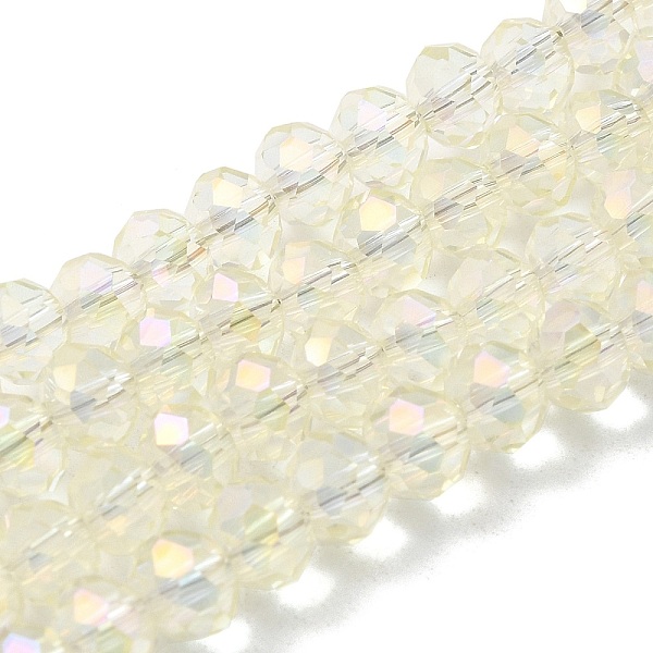 PandaHall Electroplate Glass Beads Strands, AB Color Plated, Faceted, Rondelle, Beige, 6x4mm, Hole: 1mm, about 85~88pcs/strand, 16.1~16.5..., Yellow
PandaHall Electroplate Glass Beads Strands, AB Color Plated, Faceted, Rondelle, Beige, 6x4mm, Hole: 1mm, about 85~88pcs/strand, 16.1~16.5..., Yellow