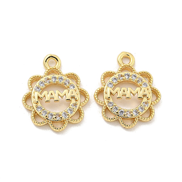 PandaHall Brass Micro Pave Clear Cubic Zirconia Pendant, Flower with Word MAMA, Golden, 19.5x11.5x2mm, Hole: 1.2mm Brass+Cubic Zirconia...
PandaHall Brass Micro Pave Clear Cubic Zirconia Pendant, Flower with Word MAMA, Golden, 19.5x11.5x2mm, Hole: 1.2mm Brass+Cubic Zirconia...