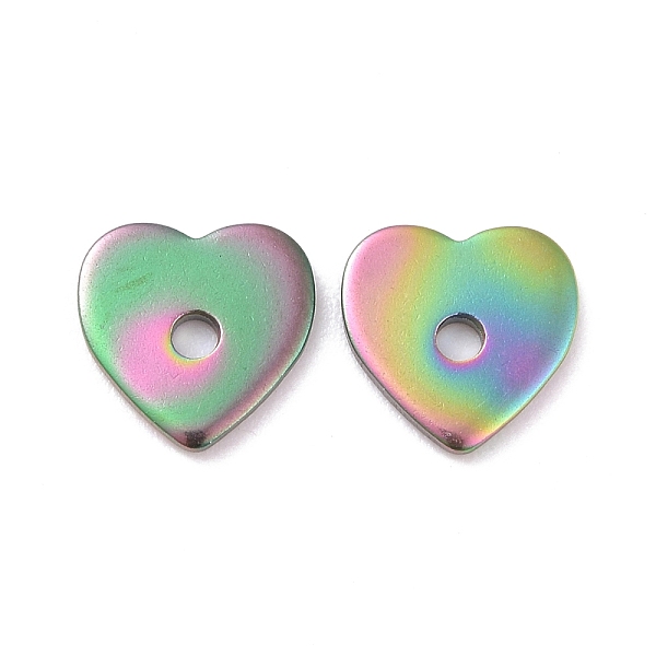 PandaHall Rainbow Color Ion Plating(IP) 304 Stainless Steel Beads, Heart, 8x8x1mm, Hole: 1.5mm 304 Stainless Steel Heart
PandaHall Rainbow Color Ion Plating(IP) 304 Stainless Steel Beads, Heart, 8x8x1mm, Hole: 1.5mm 304 Stainless Steel Heart