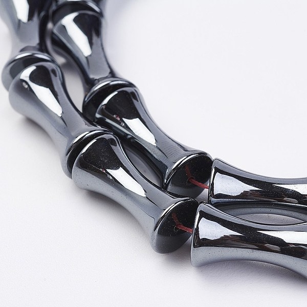 PandaHall Non-magnetic Synthetic Hematite Beads Strands, Bamboo, 16x8mm, Hole: 0.5mm, about 25pcs/strand, 15.74 inch Non-magnetic Hematite..., Black
PandaHall Non-magnetic Synthetic Hematite Beads Strands, Bamboo, 16x8mm, Hole: 0.5mm, about 25pcs/strand, 15.74 inch Non-magnetic Hematite..., Black