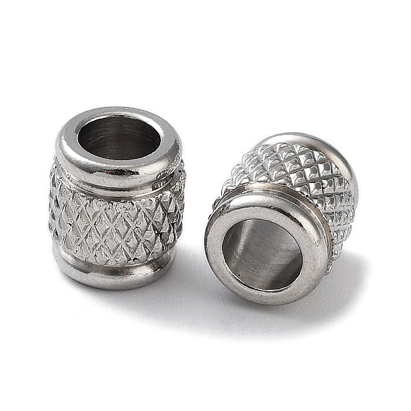 PandaHall 303 Stainless Steel European Beads, Large Hole Beads, Column, Stainless Steel Color, 7x8mm, Hole: 4.2mm 303 Stainless Steel Column
PandaHall 303 Stainless Steel European Beads, Large Hole Beads, Column, Stainless Steel Color, 7x8mm, Hole: 4.2mm 303 Stainless Steel Column