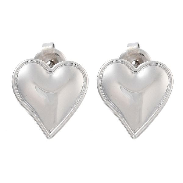 PandaHall 304 Stainless Steel Stud Earrings, Heart, Stainless Steel Color, 13.5x13mm 304 Stainless Steel Heart
PandaHall 304 Stainless Steel Stud Earrings, Heart, Stainless Steel Color, 13.5x13mm 304 Stainless Steel Heart