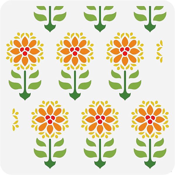 PandaHall PET Hollow Out Drawing Painting Stencils, for DIY Scrapbook, Photo Album, Flower Pattern, 30x30cm Plastic Flower
PandaHall PET Hollow Out Drawing Painting Stencils, for DIY Scrapbook, Photo Album, Flower Pattern, 30x30cm Plastic Flower