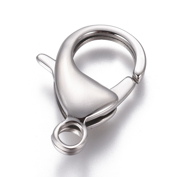 PandaHall 304 Stainless Steel Lobster Claw Clasps, Parrot Trigger Clasps, Manual Polishing, Stainless Steel Color, 27x17.8x5.2mm, Hole: 4mm...
PandaHall 304 Stainless Steel Lobster Claw Clasps, Parrot Trigger Clasps, Manual Polishing, Stainless Steel Color, 27x17.8x5.2mm, Hole: 4mm...