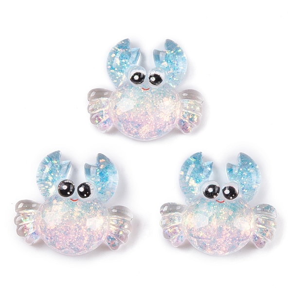 PandaHall Transparent Epoxy Resin Decoden Cabochons, Glitter Sea Animals, Crab, 20x23x7mm Epoxy Resin Crab
PandaHall Transparent Epoxy Resin Decoden Cabochons, Glitter Sea Animals, Crab, 20x23x7mm Epoxy Resin Crab