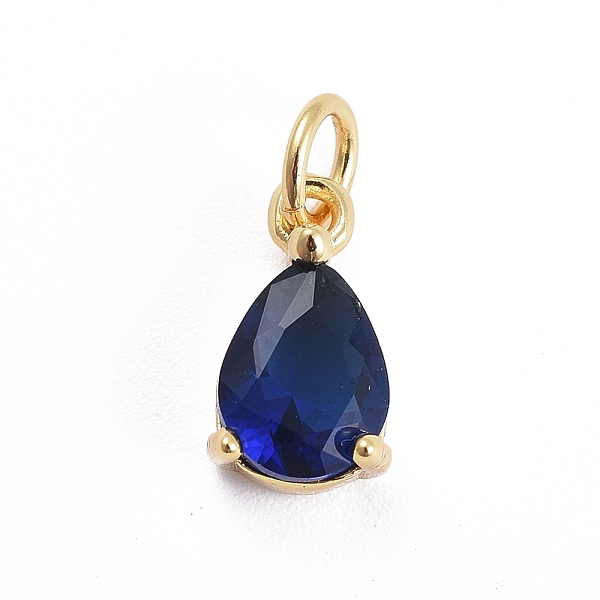 PandaHall Brass Micro Pave Cubic Zirconia Pendants, with Jump Ring, Teardrop, Rose Gold, Blue, 11.5x6.5x4mm, Hole: 3mm Brass+Cubic Zirconia...
PandaHall Brass Micro Pave Cubic Zirconia Pendants, with Jump Ring, Teardrop, Rose Gold, Blue, 11.5x6.5x4mm, Hole: 3mm Brass+Cubic Zirconia...